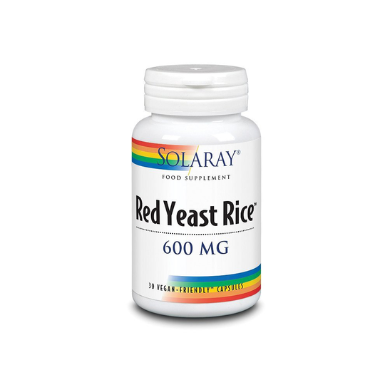 Solaray Red Yeast Rice 600mg Capsules 30 (1502)