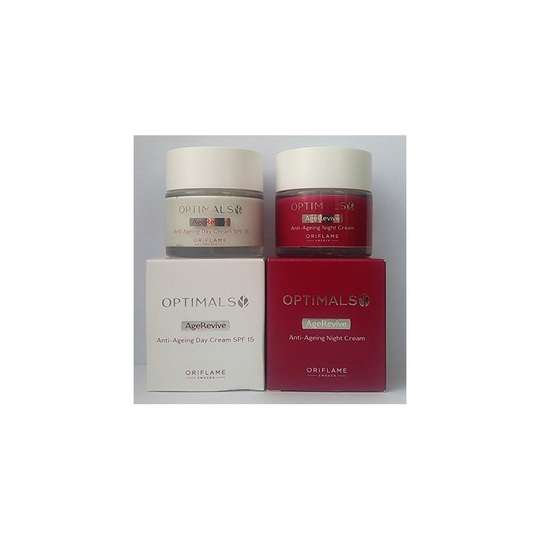 Oriflame Optimals Age Revive Day Cream Spf15 Night Cream Set Of 2