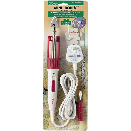 Clover CL8004GB Mini Iron, 1, Red