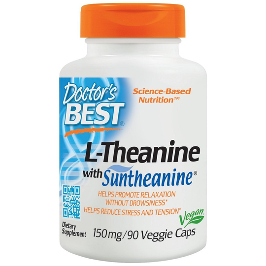 Doctor's Best L-Theanine with Suntheanine, 150mg - 90vcaps
