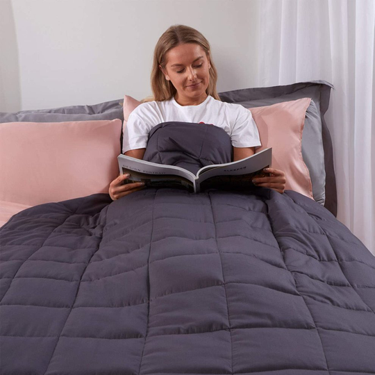 Highams Weighted Blanket 4kg Anxiety Insomnia Stress Relief Sleep 125 x 150cm