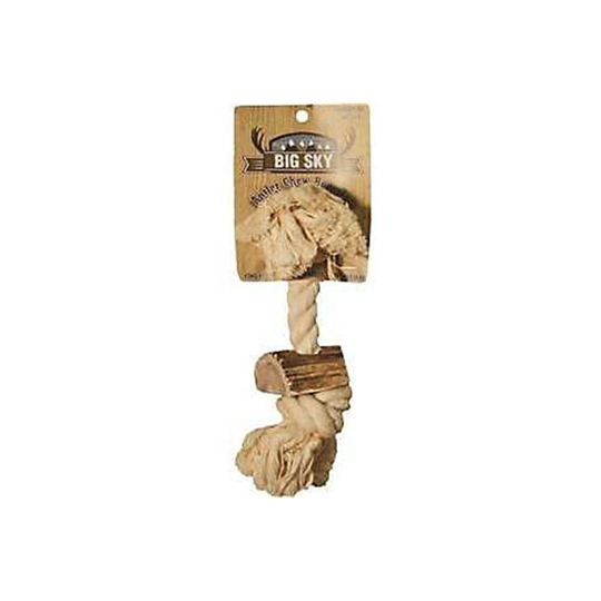 Scott Pet Products 7108798 AB01W Antler & Rope Chew, 0.625 x 8 in.