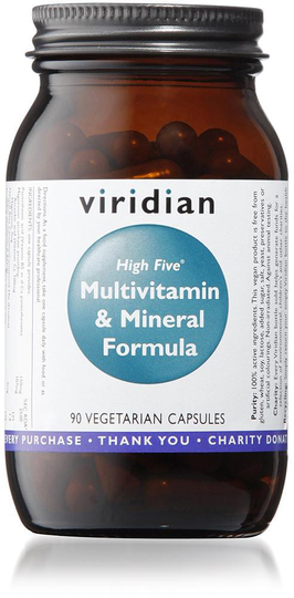 Viridian High Five Multivitamin & Mineral Formula, 90 VCapsules