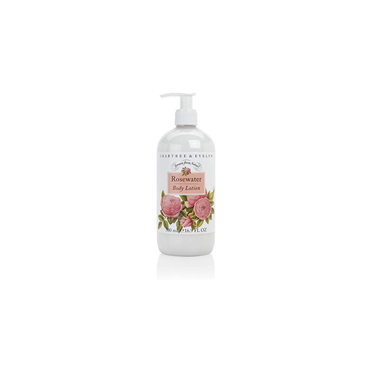 Crabtree & Evelyn Body Lotion, Rosewater, 16.9 Fl Oz