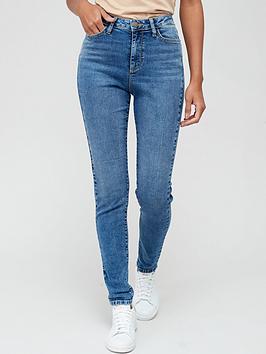 Everyday Relaxed Skinny Jean - Mid Wash , Mid Wash, Size 14, Women