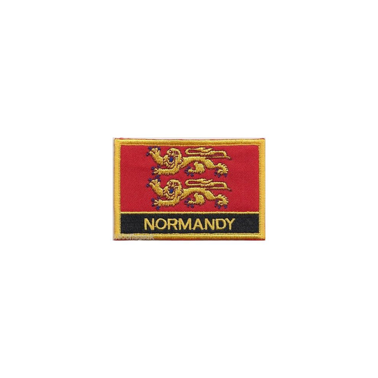 Normandy Region France Flag Embroidered Patch - Sew or Iron on