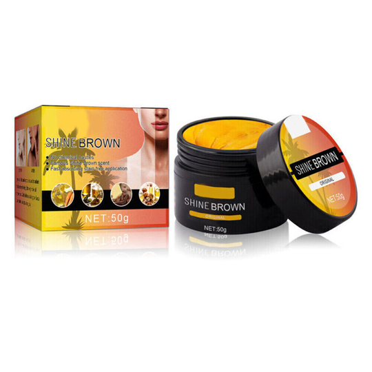 ( A Tanning Cream-50g) SHINE BROWN Premium Tanning Accelerator Cream Sunbed & Outdoor