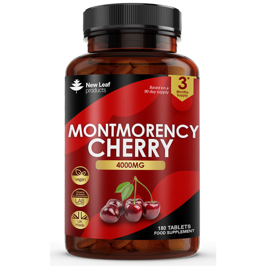 Montmorency Cherry 4000mg Extract - 180 Tablets High Strength