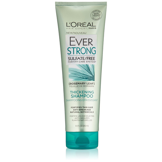 L'Oreal Paris EverStrong Thickening Shampoo, with Rosemary Leaf, 8.5 Fl. Oz