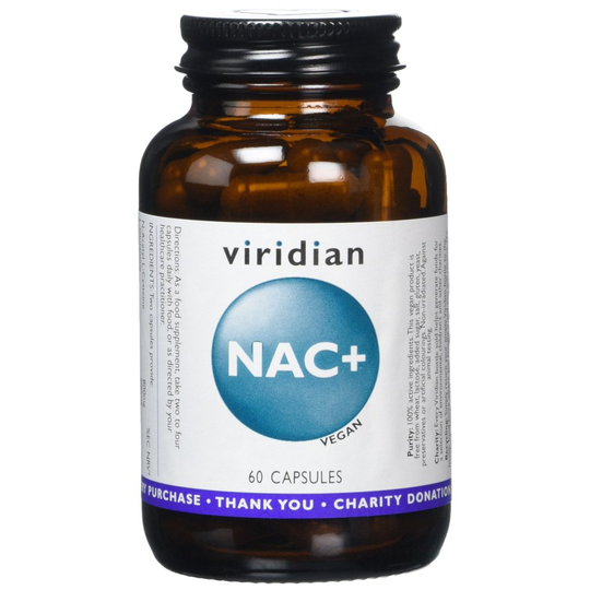 Viridian NAC+ N-Acetyl L-Cysteine - 60 Vegicaps
