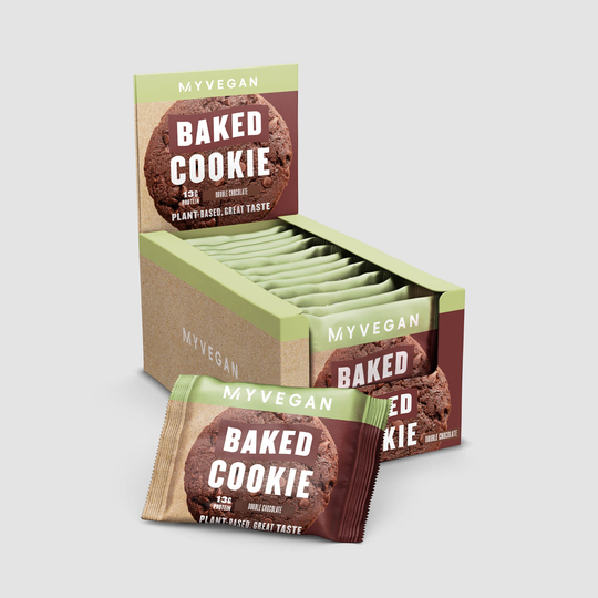 Vegan Protein Baked Cookies (12 Pack) - Double Chocolate