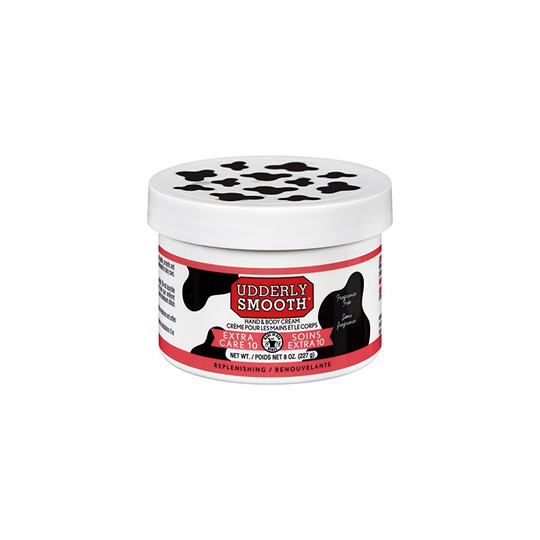 Udderly Smooth Extra Care Cream with 10% Urea for dry skin, Unscented, 8 Ounce