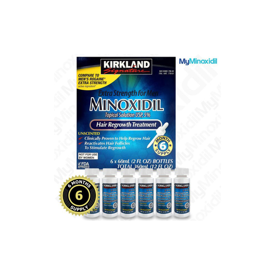 Kirkland Minoxidil 5% Extra Strength Men Hair Regrowth 6 Months