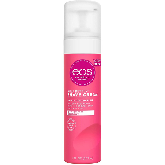 eos Ultra Moisturizing Shave Cream - Pomegranate Raspberry | 24 Hour Moisture | 7 fl oz.