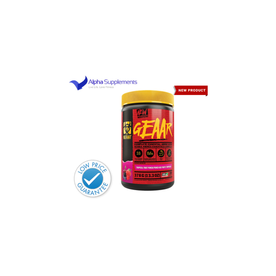 (Tropical Fruit Punch) Mutant GEAAR 378g Complete Essential Amino BCAA