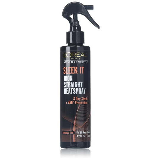 L'Oréal Paris Advanced Hairstyle SLEEK IT Iron Straight Heatspray, 5.7 fl. oz.