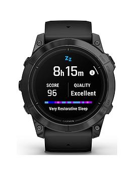Garmin Epix Pro 51Mm, Slate Grey Stainless Steel, Black Band