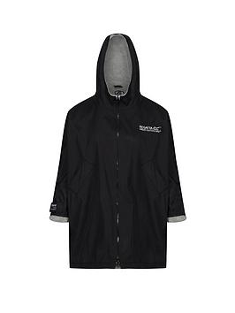 Junior Waterproof Changing Robe - Black
