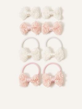 Monsoon Girls Bridesmaid Rosette Hair Set - Multi