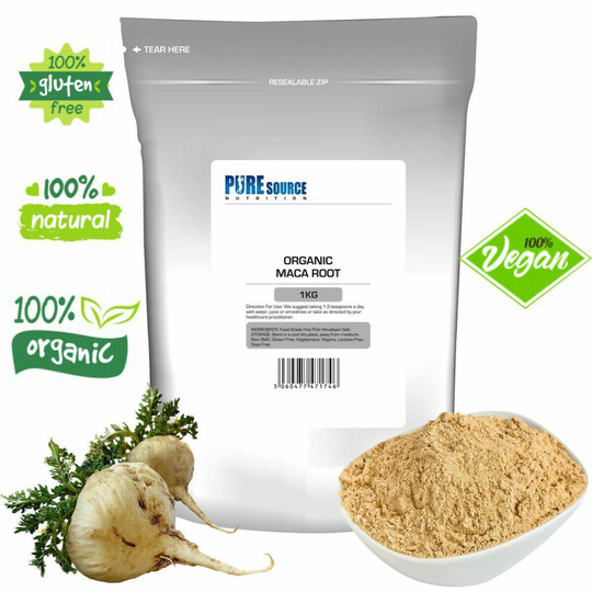 (1Kg) Maca Powder Certified Vegan Pure RAW Organic PSN