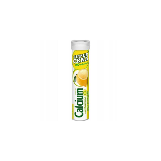 CALCIUM+ vitamin C with lemon flavor - 20 effervescent tablets