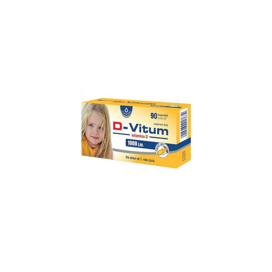 D-Vitum vitamin D 1000IU - 90twist off capsules
