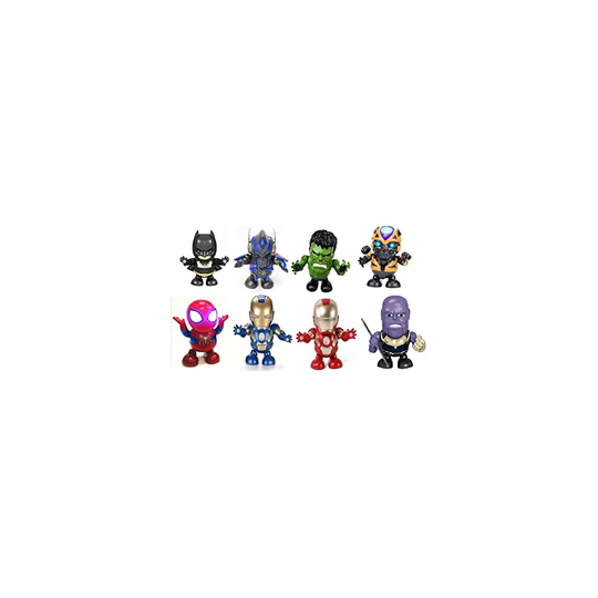 (Iron Man, Yes) Dancing Hero Toys Music Robot With Light
