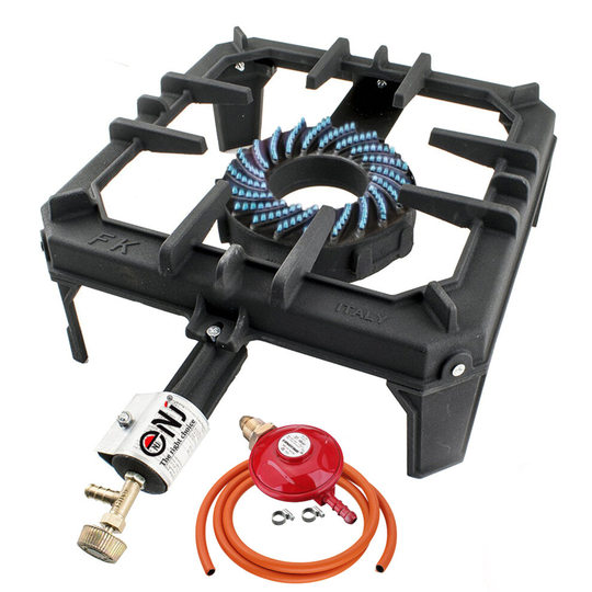 (Propane 37mbar Screw-on) GB-29 Gas Boiling Ring Cast Iron Large Camp Burner
