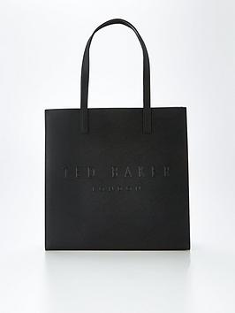 Ted Baker Crosshatch Large Icon Bag - Black, Black, Women