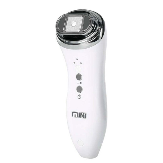 High Focused Ultrasound Ultrasonic Mini HIFU RF LED Anti-Aging Machine