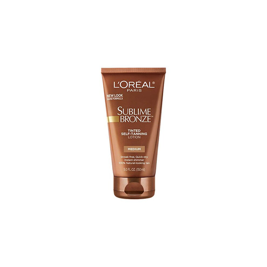 L'Oreal Paris Skincare Sublime Bronze Tinted Self-Tanning Lotion Medium Natural Tan, Sunless tanning lotion, 5 fl. oz.