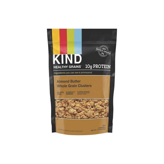 Kind 2165835 11 oz Almond Butter Whole Grain Granola Healthy Clusters