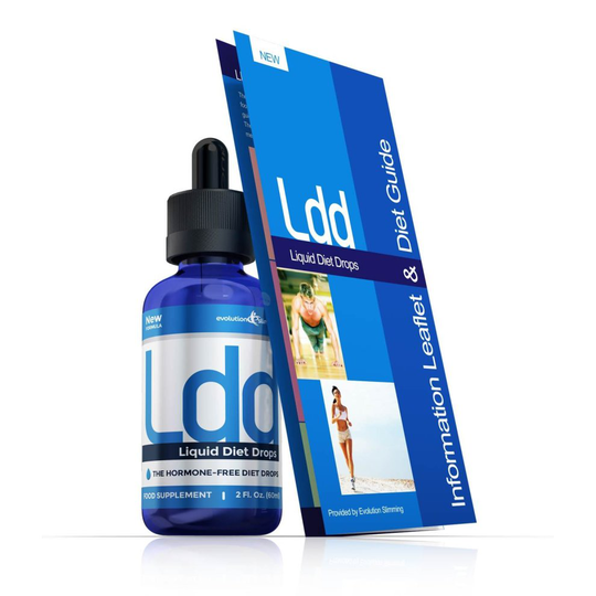 LDD (Liquid Diet Drops) Weight Management Drops - 60ml (1 Bottle) - Weight Loss Drops - Evolution Slimming