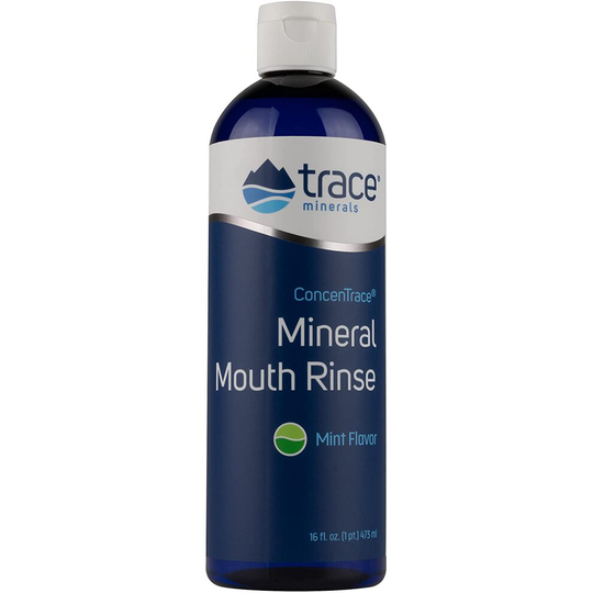 Trace Minerals ConcenTrace Mineral Mouth Rinse, Mint - 473 ml.