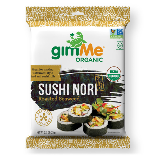 gimMe, Sushi Nori, Roasted Seaweed, 0.81 oz (23 g)