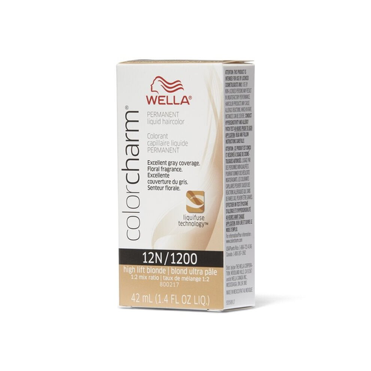 (12N High Lift Blonde ) Wella Color Charm Permanent Liquid Haircolor