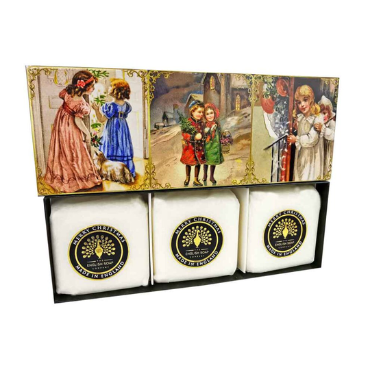 The English Soap Company 3 Shea Butter Hand Soaps Luxury Gift Set