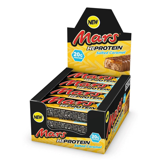 Mars Mars Hi Protein Bars Original 20g Nougat & Salted Caramel Layer | 12 bars