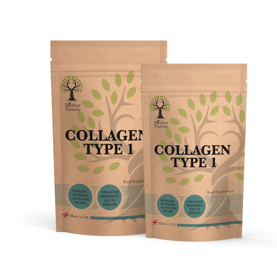 (120 Capsules) Marine Hydrolysed Collagen Type 1 2400mg per serving Capsules Anti Ageing Hair Skin Nails Joints