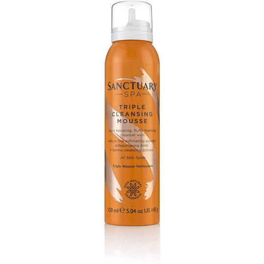 Sanctuary Spa Foaming Face Wash Triple Cleansing 3 in 1 Mousse 150ml
