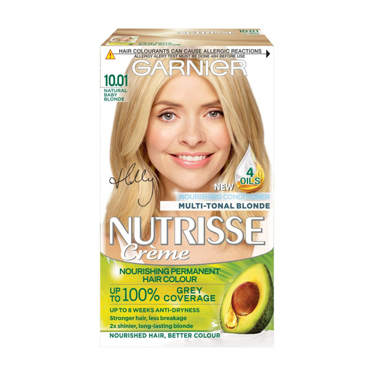 Garnier Nutrisse Permanent Hair Dye, 10.01 Baby Blonde