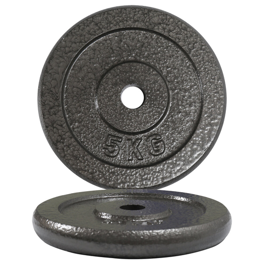 (2 x 5 kg) RIP X Pair Standard Weight Plates 1" Cast Iron 1.25-20KG Lift Barbell Dumbbell