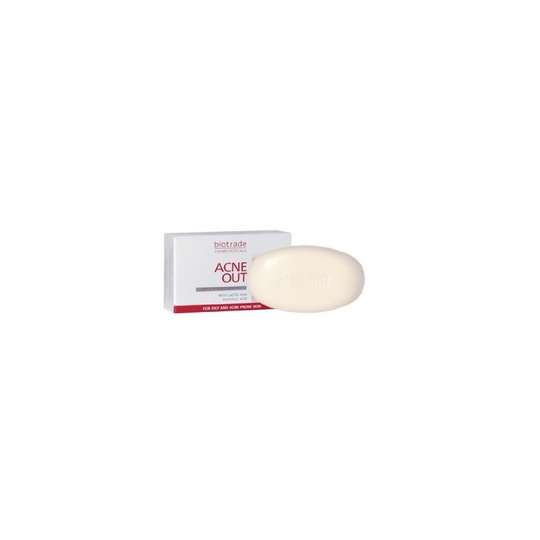 Acne Out Soap Bar 100g For Oily Skin with Pimples, Removes Blackheads and Impurities, Tightens Pores by Biotrade