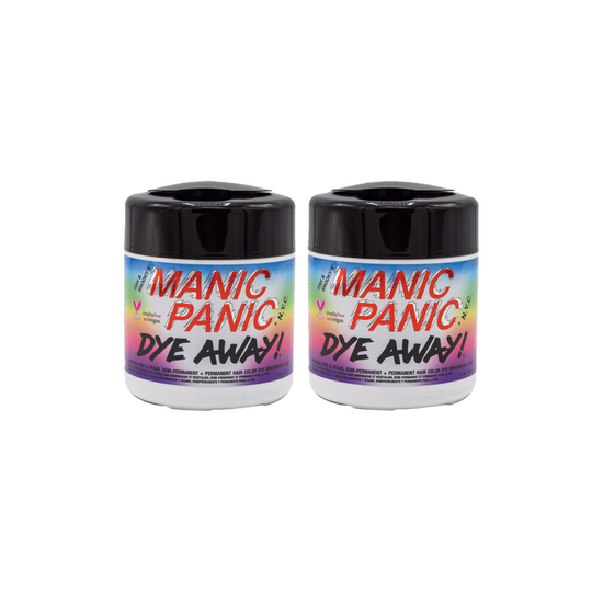 (Twin Pack) Manic Panic - Dye Away Wipe - 50 Pack Vegan Cruelty Free Face Wipes for Removing Hair Dye From Skin- Multi Packs Available