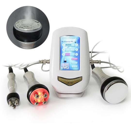 (UK plug) 40KHZ Cavitation Ultrasonic Body Slimming Machine RF Beauty Device Facial Massager Skin Tighten Face Lifting Skin Care Tool
