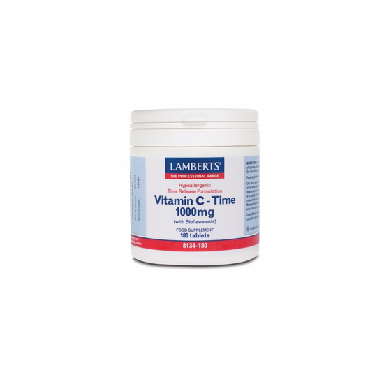 Lamberts Vitamin C Time Release with Bioflavonoids 1000mg, 180 tablets