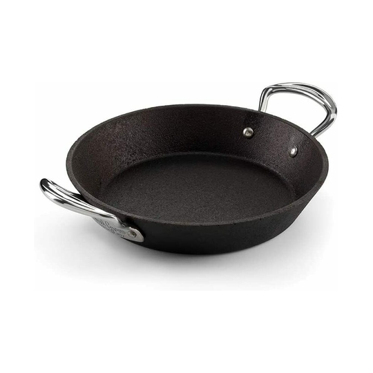(24cm Double Handle Skillet) Britannia Cookware Range Frying Pan Skillet Cast Iron by Samuel Groves