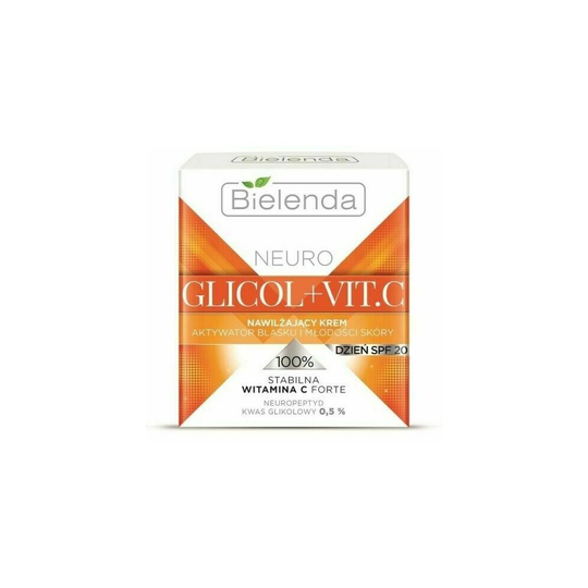 Bielenda Neuro Glicol + Vitamin C Face Cream Anti-wrinkle SPF20 50ml