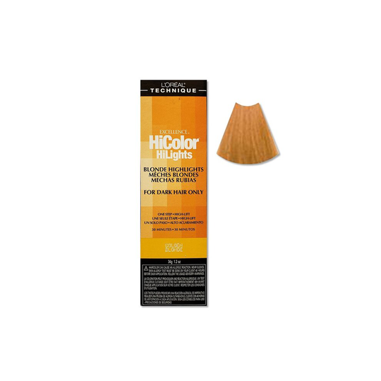 (Golden Blonde) L'Oreal Excellence HiColor Golden Blonde BLONDE HiLights For Dark Hair Only