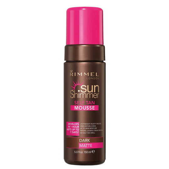 Sunshimmer Self Tan Mousse, Dark Matte